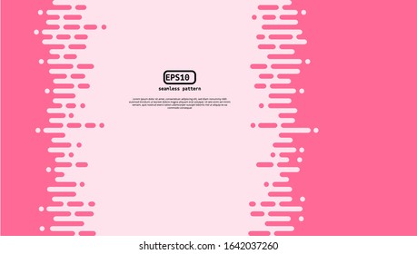 Abstract Pastel Pink Rounded Lines Halftone Transition. EPS10 Vector