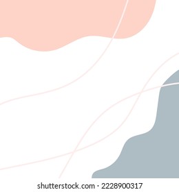Abstract pastel purple minimal square background for invitation or banner.