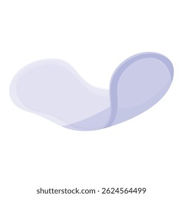 Abstract pastel purple shape forming a modern background for design