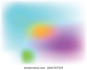 Abstract pastel rainbow blurred background design