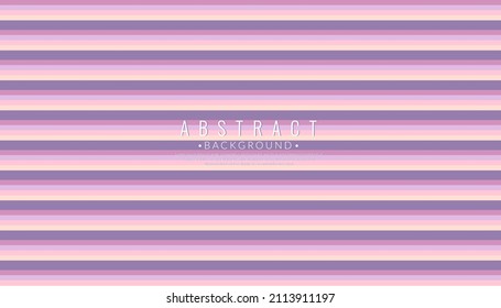 Abstract pastel rainbow stripes seamless background. Modern colorful horizontal line pattern, purple wallpaper. Vector illustration.