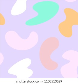 Abstract pastel seamless pattern