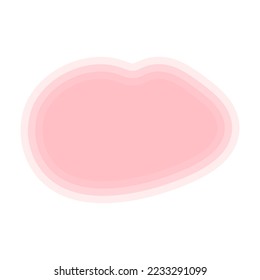 Abstract pastel shape background. Vector illustration.