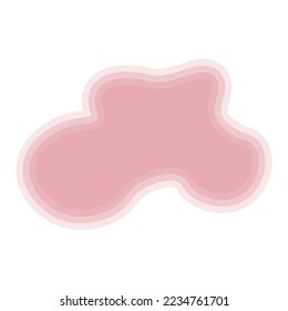 Abstract pastel shape background. Vector illustration.