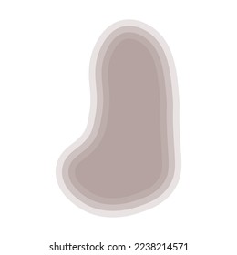 Abstract pastel shape background. Vector illustration.