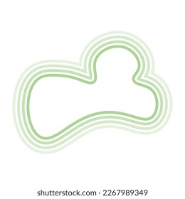 Abstract pastel shape lines background. Vector illustration.