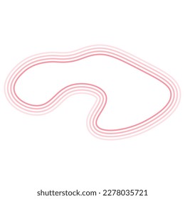 Resumen de líneas de forma pastel fondo. Ilustración vectorial.