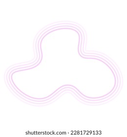 Resumen de líneas de forma pastel fondo. Ilustración vectorial.