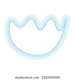 Resumen de líneas de forma pastel fondo. Ilustración vectorial.