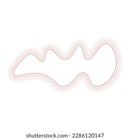Abstrakte pastellfarbene Linien, Hintergrund. Vektorgrafik.