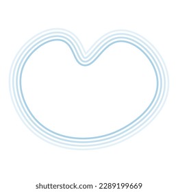 Abstract pastel shape lines background. Vector illustration.