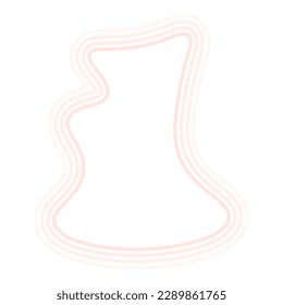 Resumen de líneas de forma pastel fondo. Ilustración vectorial.