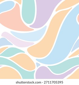 Abstractas Formas pastel sin patrón de fondo.eps