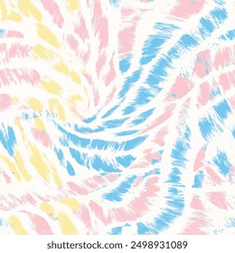 Abstract pastel soft tone tie dye shibori watercolor painting patterns, Cute seamless pattern design element for sale banners, posters, labels, and gift wrapping paper.