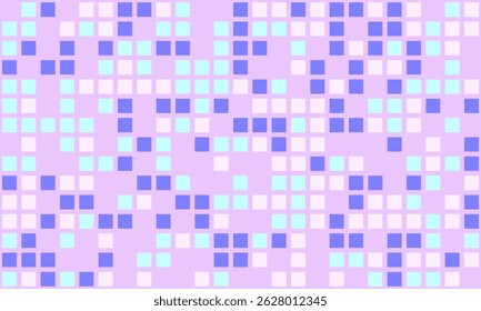 Abstract pastel square mosaic pattern.  Perfect for backgrounds, websites, presentations, or textile designs.  Soft, calming colors create a gentle, modern aesthetic.