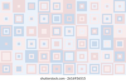 Abstract pastel square pattern background.  Soft, calming design ideal for websites, branding, presentations, and social media.  Subtle geometric texture conveys serenity and modern aesthetics.