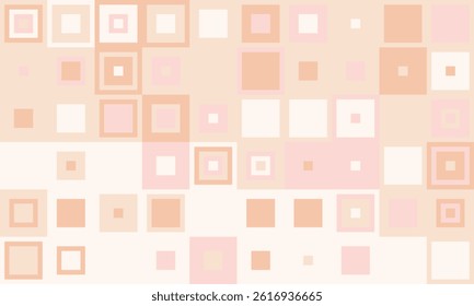 Abstract pastel square pattern background. Soft, calming tones create a gentle, minimalist design ideal for websites, presentations, or branding.