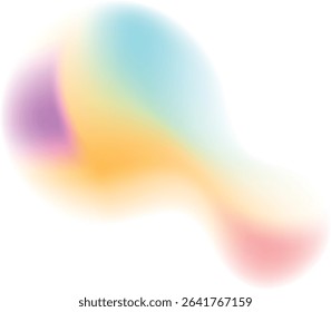 Abstract pastel swirl background design element