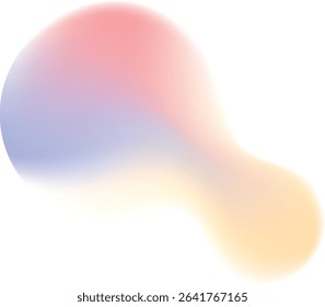 Abstract pastel swirl background design element