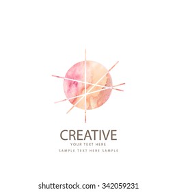 Abstract pastel symbol 