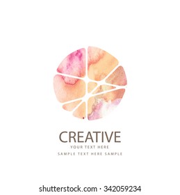 Abstract pastel symbol 