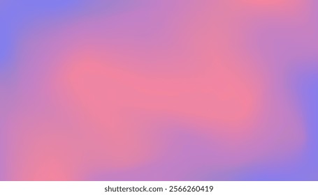 Abstract pastel tone purple pink blue gradient background vector. Ideal for websites, social media, digital designs, and creative projects that need a soft, vibrant pastel purple, pink, and blue gradi