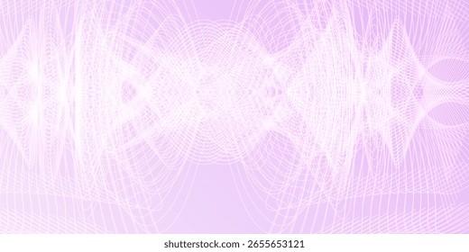 Abstract pastel wave background with smooth flowing lines and gradient colors. Light purple tones Light purple tones with modern,futuristic, and minimal design concept.
