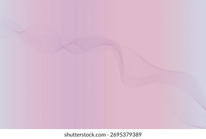 Abstract Pastel Wave Gradient Background Design