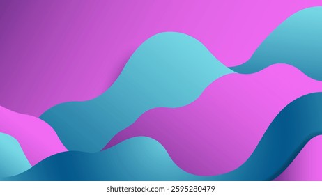 Abstract Pastel Waves Background Elegant Fluid Design