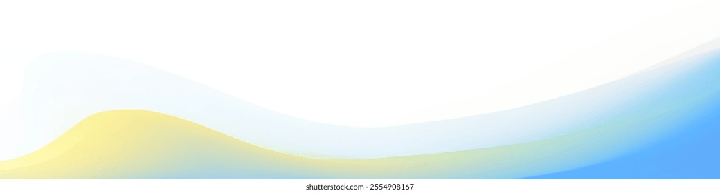 Abstract Pastel Waves Smooth Gradient Background Design