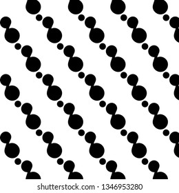 abstract patern with black shape with dots. vector texture. black patern on transparent background. Design for textile, fabric, wallpapers.