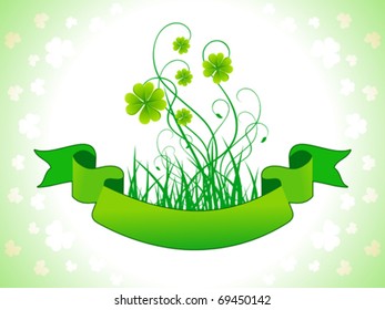 abstract Patrick cloves vector illustration