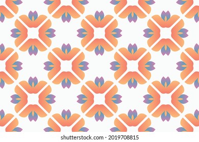 Resumen Patter flor pétal Vector ilustración