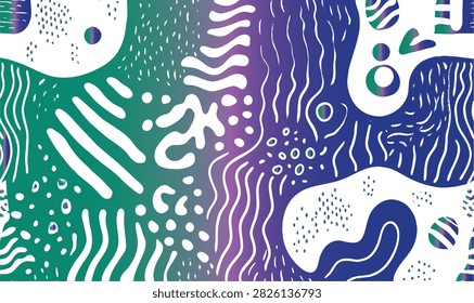 abstract pattern with 3 different colur