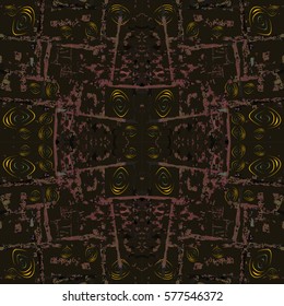 Abstract pattern African and oriental motifs