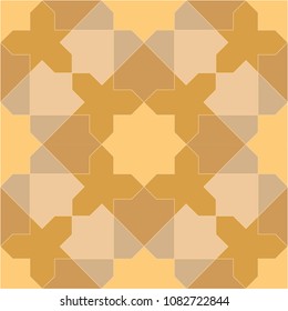 Abstract pattern in Arabian style. Seamless vector background.