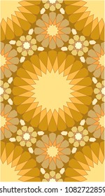 Abstract pattern in Arabian style. Seamless vector background.