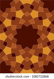 Abstract pattern in Arabian style. Seamless vector background.