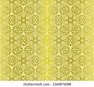 Abstract pattern in Arabian style. Seamless vector background. Tribal Ethnic Arabic, Indian, Motif. For Interior Design, Wallpaper.