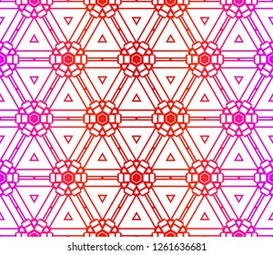 Abstract pattern in Arabian style. Seamless vector background. Tribal Ethnic Arabic, Indian, Motif. For Interior Design, Wallpaper.