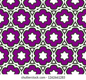 Abstract pattern in Arabian style. Seamless vector background. Tribal Ethnic Arabic, Indian, Motif. For Interior Design, Wallpaper.