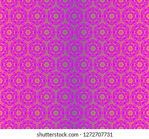 Abstract pattern in Arabian style. Seamless vector background. Tribal Ethnic Arabic, Indian, Motif. For Interior Design, Wallpaper.