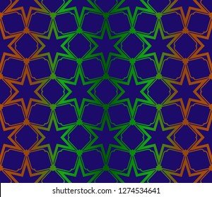 Abstract pattern in Arabian style. Seamless vector background. Tribal Ethnic Arabic, Indian, Motif. For Interior Design, Wallpaper.