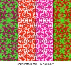 Abstract pattern in Arabian style. Seamless vector background. Tribal Ethnic Arabic, Indian, Motif. For Interior Design, Wallpaper.