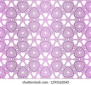 Abstract pattern in Arabian style. Seamless vector background. Tribal Ethnic Arabic, Indian, Motif. For Interior Design, Wallpaper.