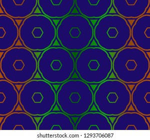 Abstract pattern in Arabian style. Seamless vector background. Tribal Ethnic Arabic, Indian, Motif. For Interior Design, Wallpaper.