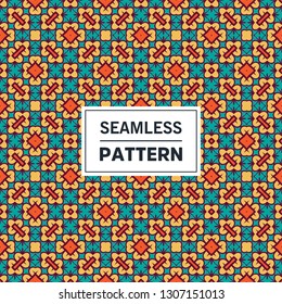 Abstract pattern in Arabian style. Seamless background. Beige and white texture. Tiles, islamic ornaments. Can be used for wallpaper, pattern fills, web page background, surface textures.