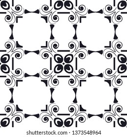 Abstract pattern in arabian style. Seamless vector background. Graphic modern art deco pattern