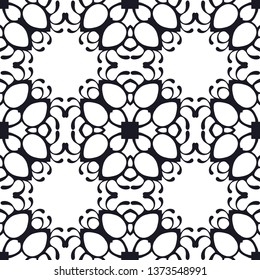 Abstract pattern in arabian style. Seamless vector background. Graphic modern art deco pattern
