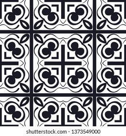 Abstract pattern in arabian style. Seamless vector background. Graphic modern art deco pattern